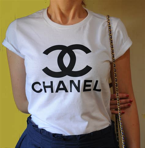 t shirt donna tipo chanel|Chanel blouses tops.